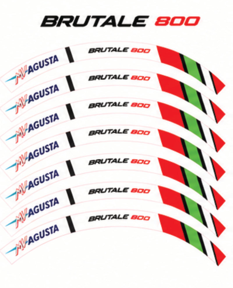 Kit déco jantes MV Agusta – Design Brutale 800-1