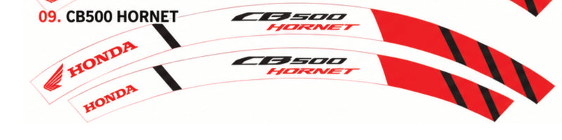Kit déco jantes Honda – Design CB500 Hornet-1