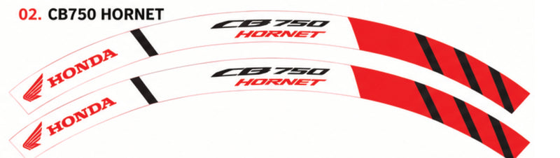 Kit déco jantes Honda – Design CB750 Hornet-1