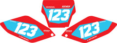 Fond de plaque Honda CRF 250 2006 2007 personnalisé-2
