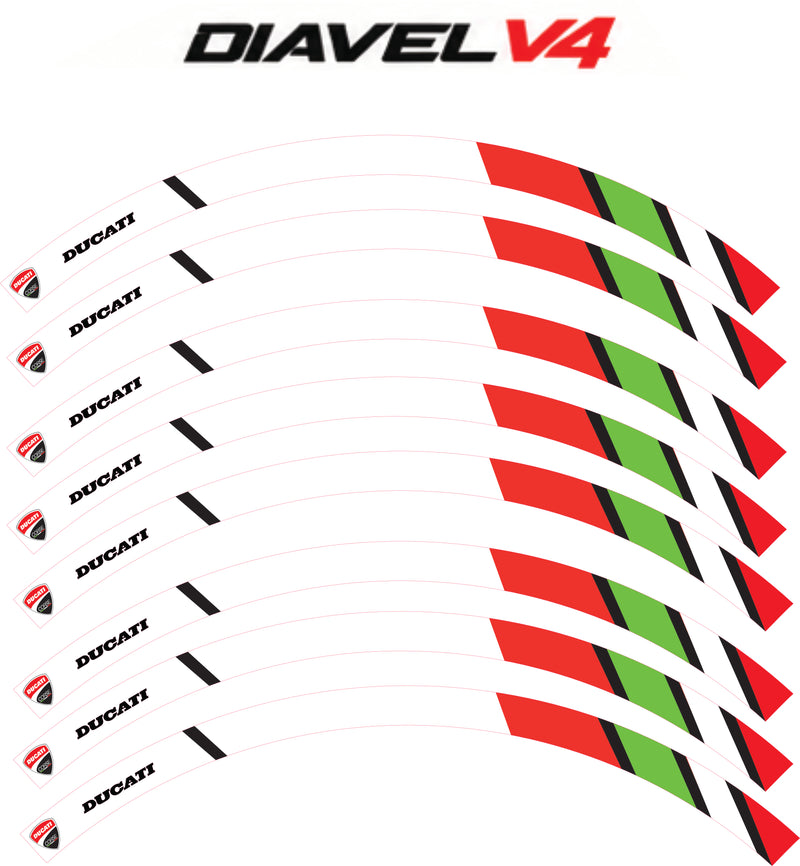 Kit déco jantes Ducati – Design Diavel V4-1