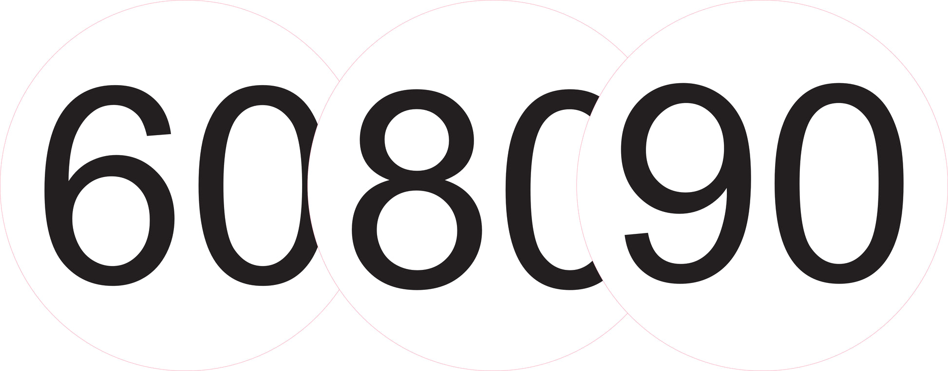 Pack de 3 disques de vitesse réglementaires 60 / 80 / 90 – Véhicules à affichage obligatoire-1