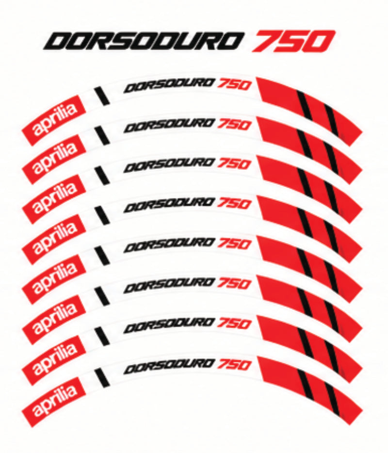 Kit déco jantes Aprilia – Design Dorsoduro 750-1