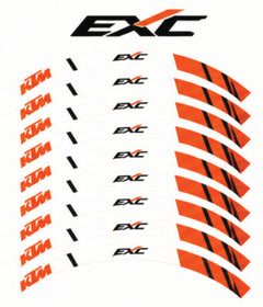 Kit déco jantes KTM – Design EXC-1