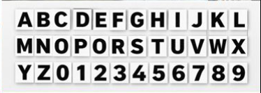 Lettre ou chiffre adhésif vinyle 10 cm – Vendu à l’unité sticker-4