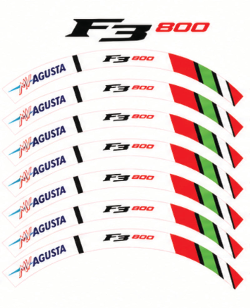 Kit déco jantes MV Agusta – Design F3 800-1