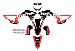 Kit Déco Honda CRF 250R / CRF 450R 2022-2024 – Rouge & noir-2