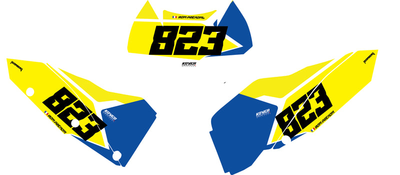 Fond de plaque Enduro husaberg 125 2T 2012 personnalisé-6