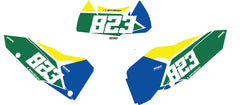 Fond de plaque Enduro husaberg 125 2T 2012 personnalisé-5
