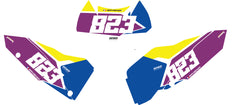 Fond de plaque Enduro husaberg 125 2T 2012 personnalisé-4