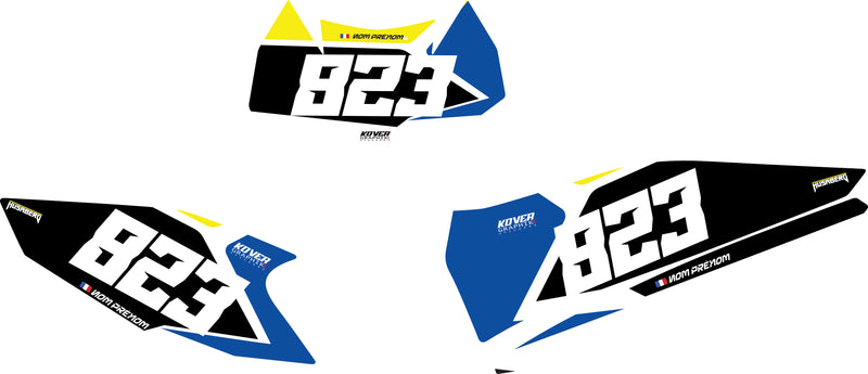 Fond de plaque Enduro husaberg 2013 personnalisé-1