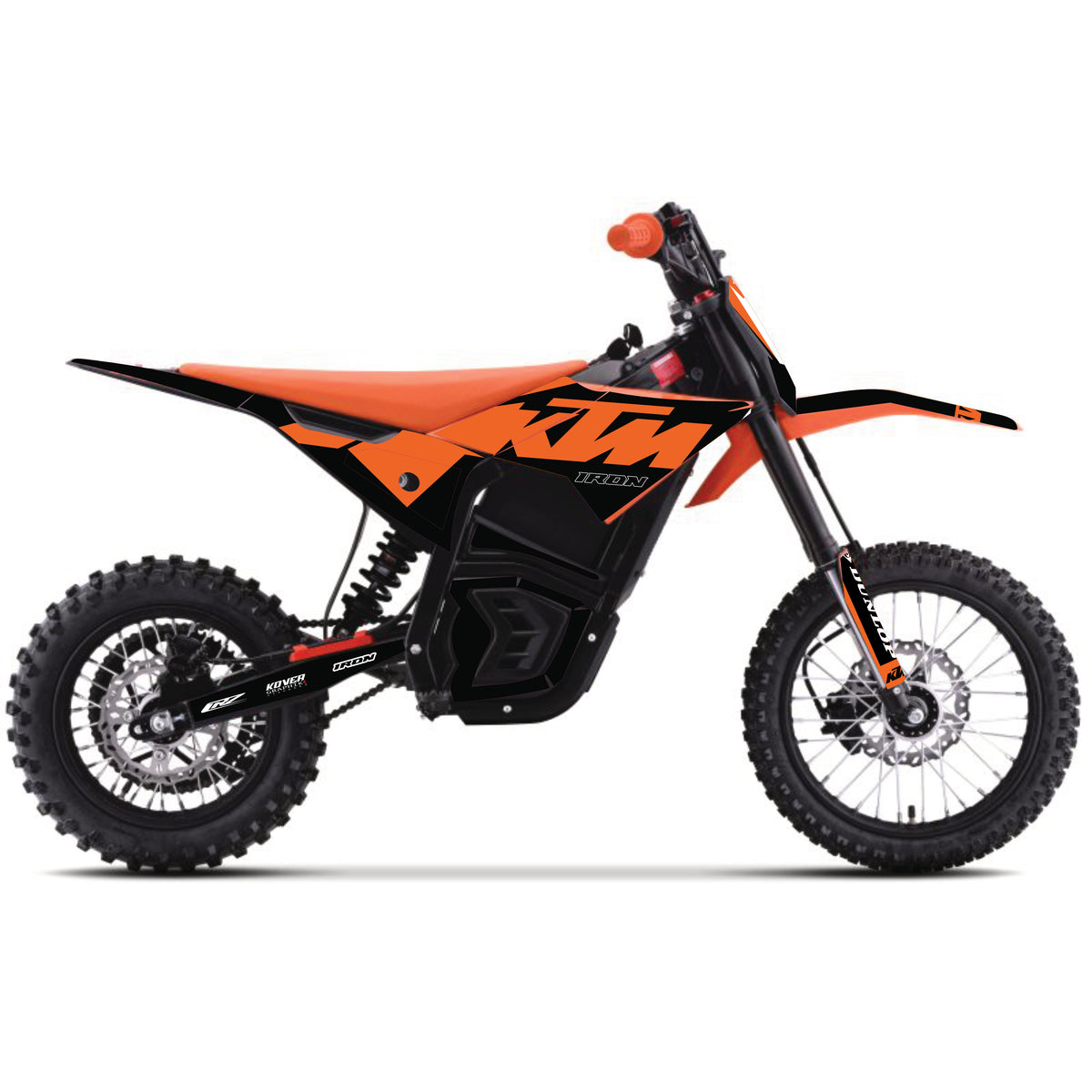 Kit déco CRZ Iron noir & orange ktm – 2500W, 5000W et 6000W-1