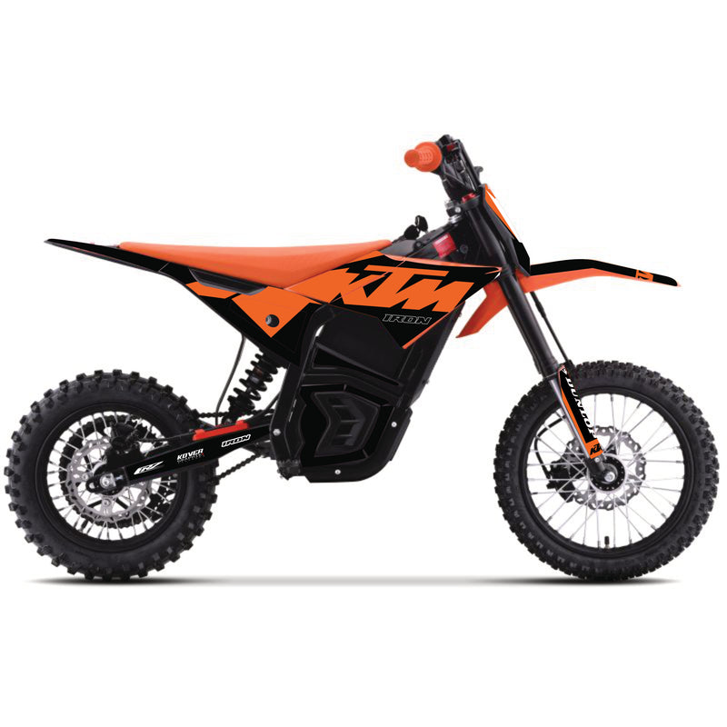 Kit déco CRZ Iron noir & orange ktm – 2500W, 5000W et 6000W-1