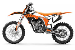 Kit déco KTM EXC EXC-F orange noir blanc 2024 2025 2026