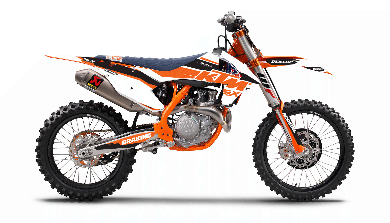 Kit déco KTM SX 250-450 2016-2018 – Design Factory Orange Line