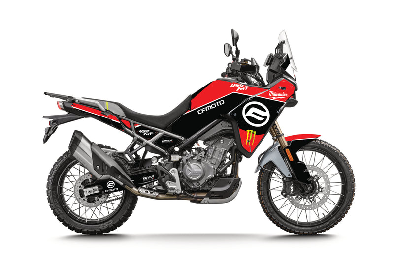 Kit déco CFMOTO 450MT 2024-2026 – Milwaukee Rouge & Noir-3