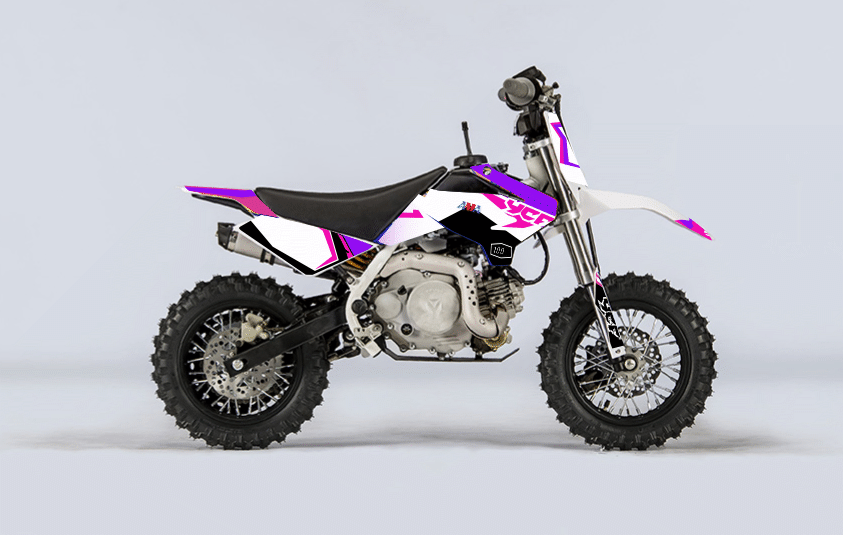 Kit Déco YCF 50 (2012–2022) Rose – Style Racing-1