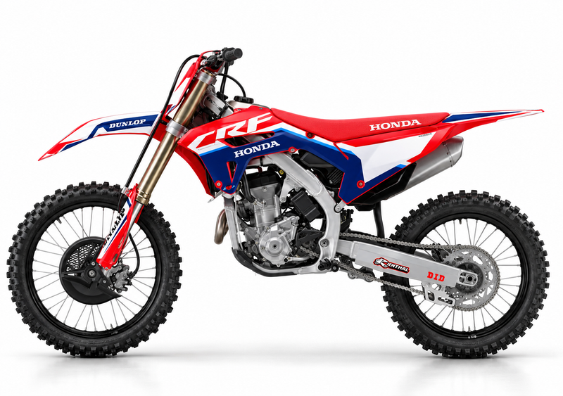 Kit gráfico para Honda CRF 250R 2022-2025 – Edición Blanca, diseño HRC | Kover Graphik-1