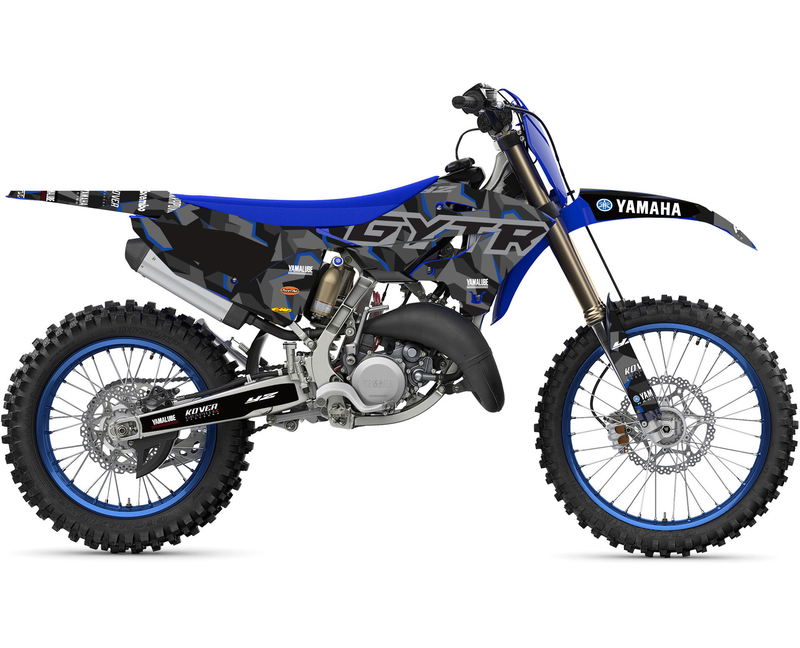 MOTORRAD-GRAFIKKIT, kompatibel mit Dirtbikes YCF Start 88/125 und 125SM, Yamaha-Rennstil-1