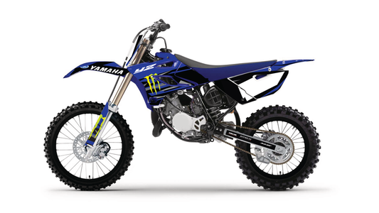 Kit Déco compatible Yamaha YZ 80 & YZ 85 – 1993 à 2026 – Design Racing Bleu/Noir | Kover Graphik