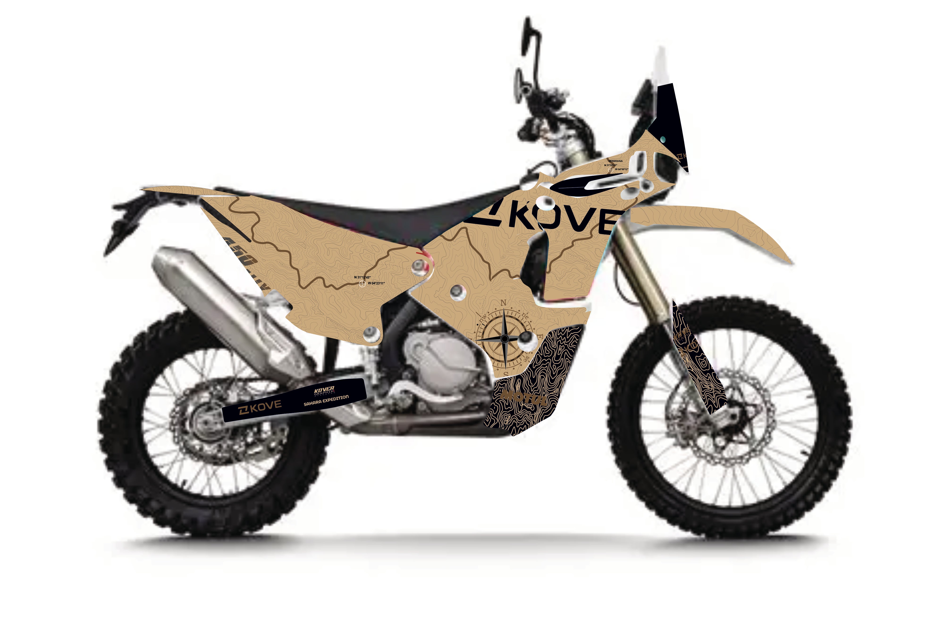 Kit Déco Kove 450 Rally Sahara Expedition | Rally Raid & Adventure