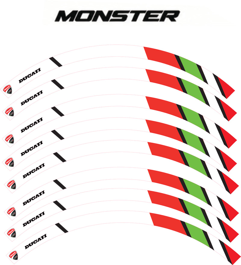 Kit déco jantes Ducati – Design Monster-1