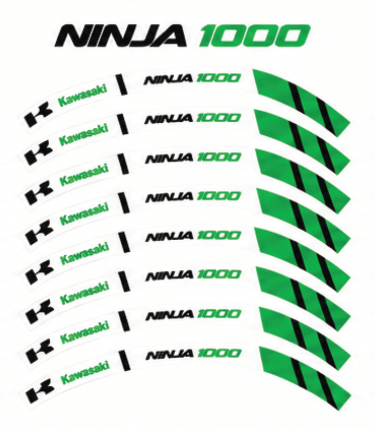 Kit déco jantes Kawasaki – Design Ninja ZX-10R