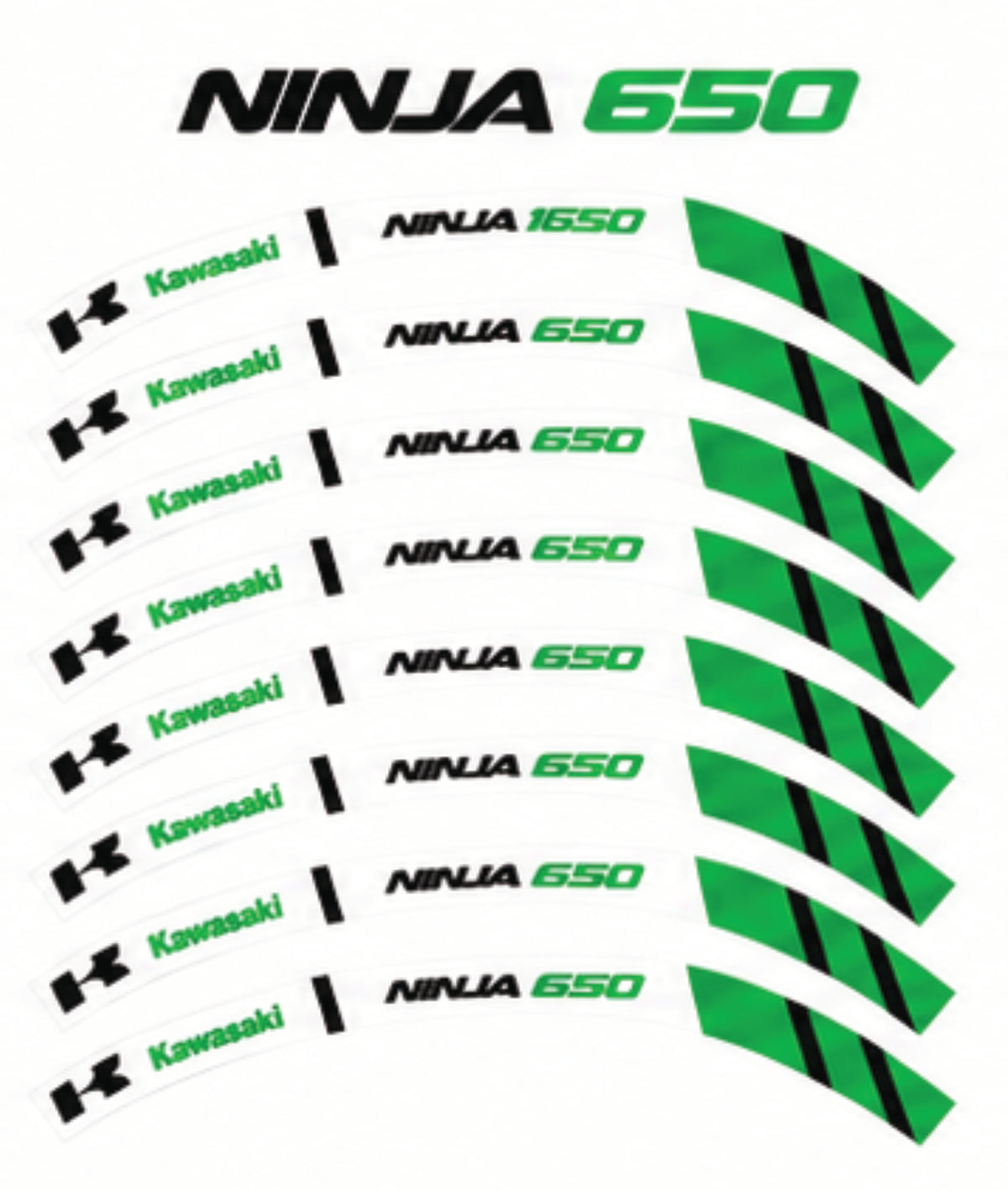 Kit déco jantes Kawasaki – Design Ninja ZX-6R