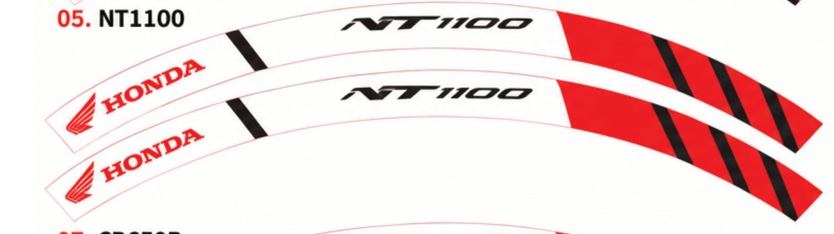 Kit déco jantes Honda – Design NT1100