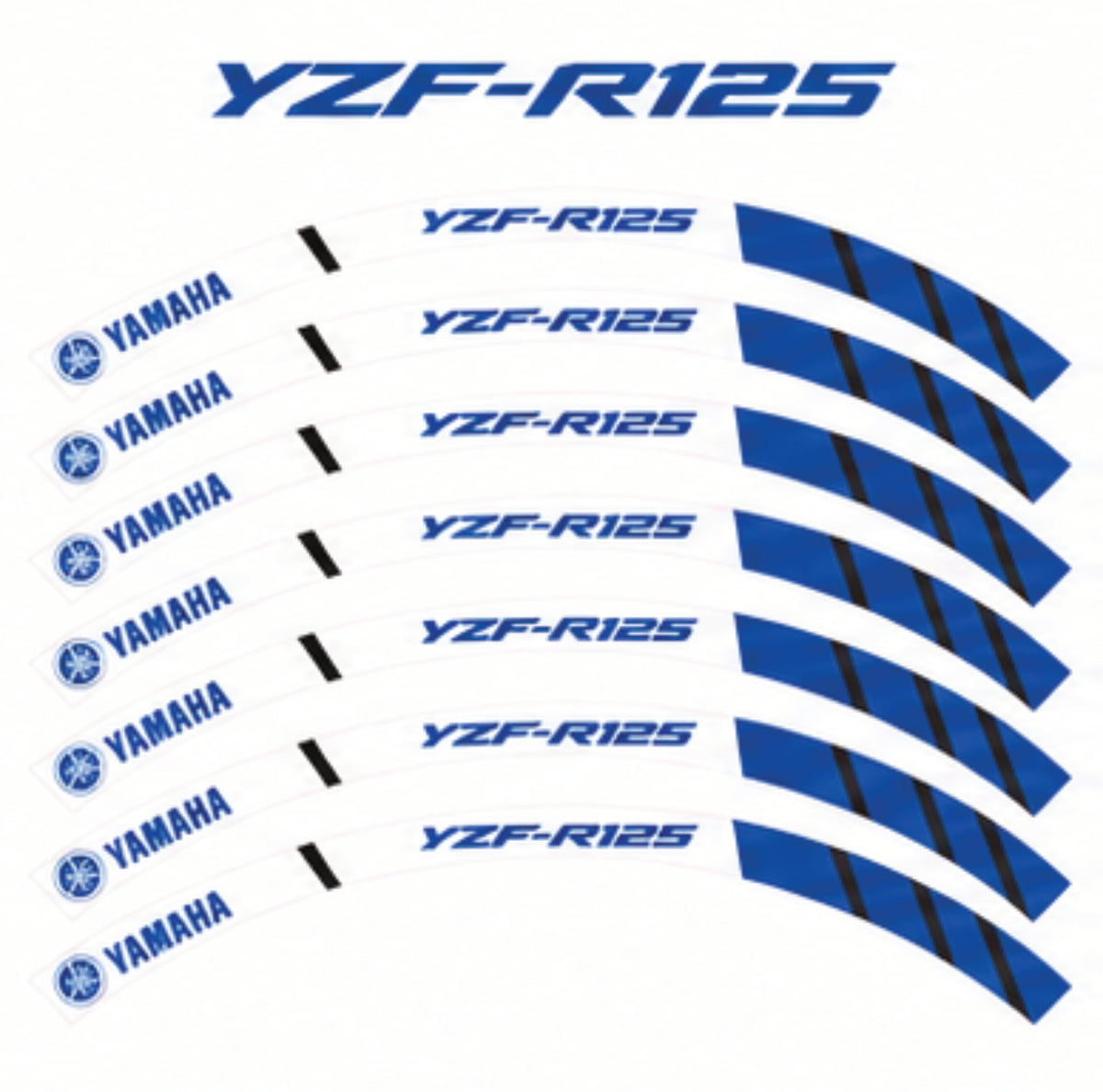 Kit déco jantes Yamaha – Design YZF-R125
