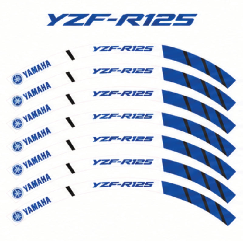 Kit déco jantes Yamaha – Design YZF-R125-1