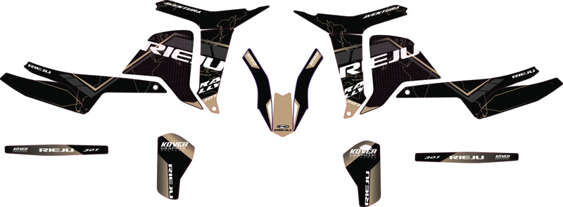 Kit Déco Rieju Aventura Rally 307R – Black maps-2