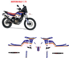 Kit Déco Rieju Aventura Rally 307 Rothmans – Sticker Moto Adventure Rally Raid Personnalisé-1