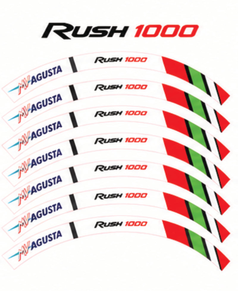 Kit déco jantes MV Agusta – Design Rush 1000-1