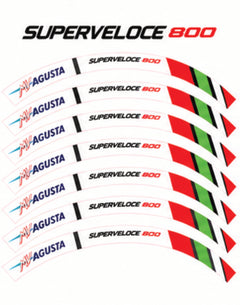 Kit déco jantes MV Agusta – Design Superveloce 800-1