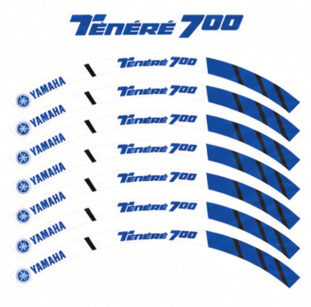Kit déco jantes Yamaha – Design Ténéré 700