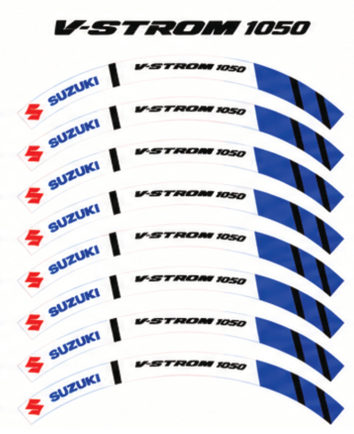 Kit déco jantes Suzuki – Design V-Strom 1050